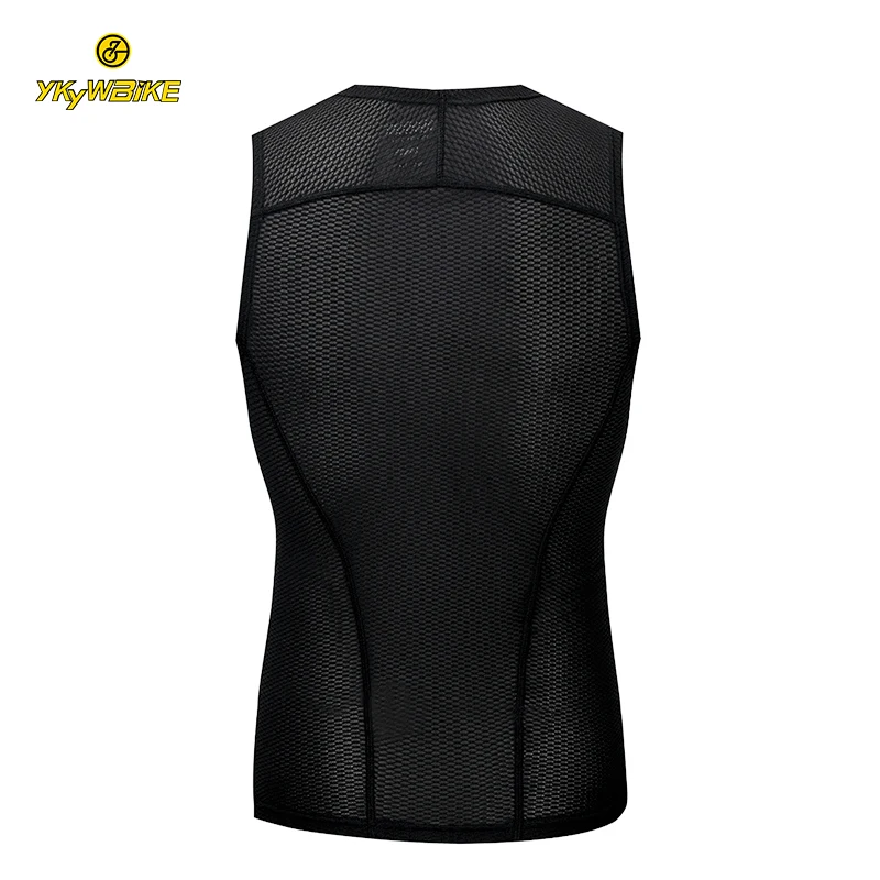 
YKYWBIKE OEM Custom Logo Mesh Underwear Cycling Vest Cycling Base Layer 