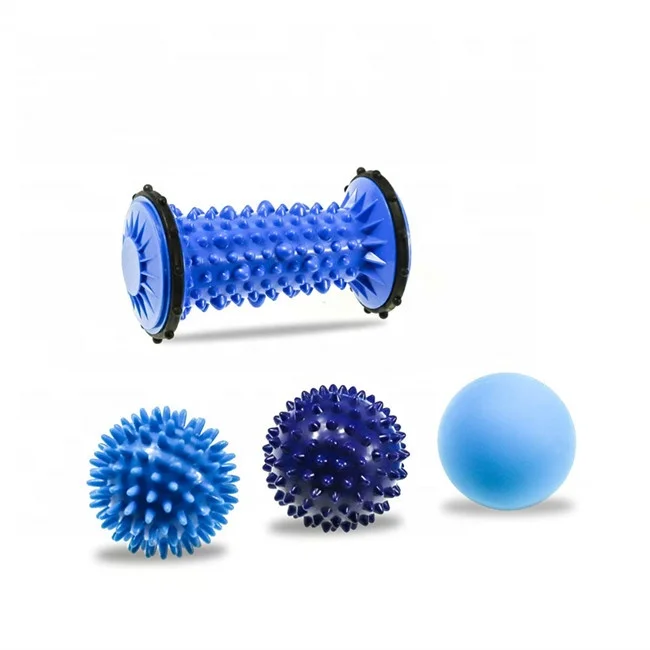 
Massage Therapy Set including Foot Massage Roller, Spiky Balls and Lacrosse Balls 