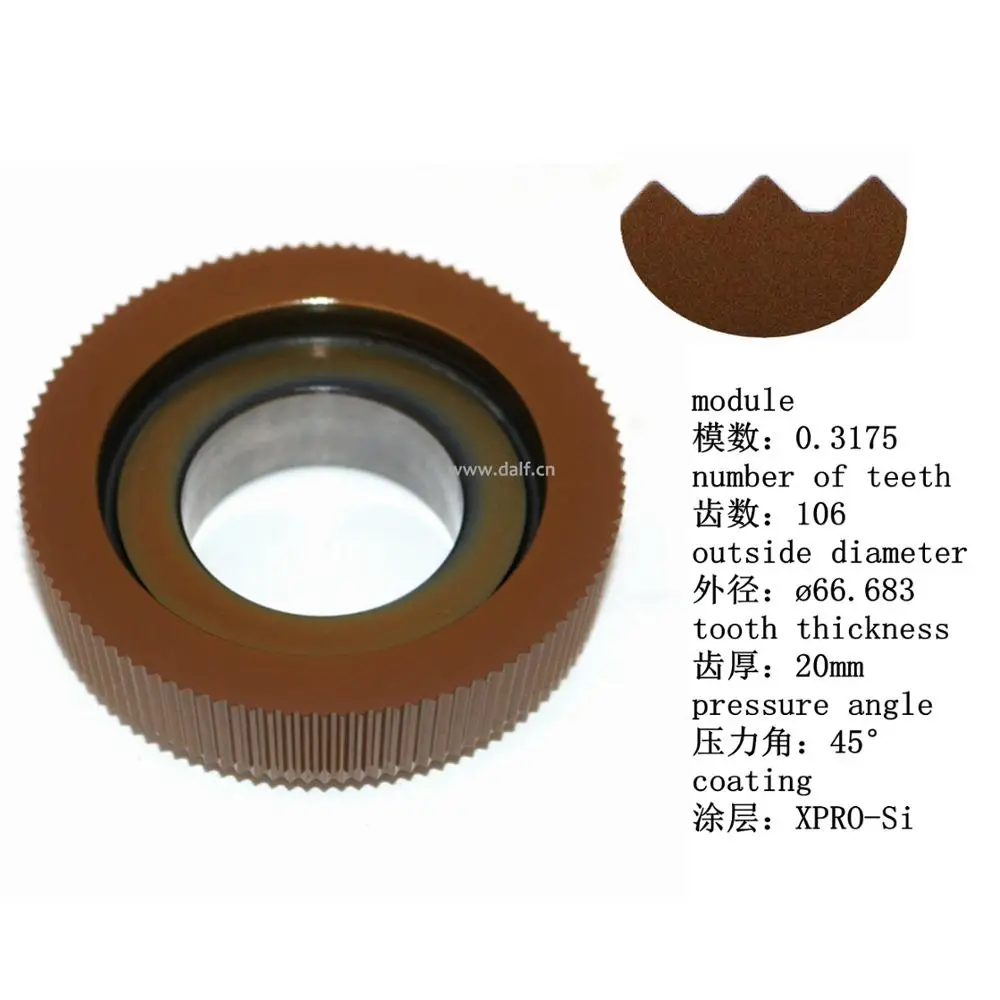 LIFUNGT M0.3 small module hss gear shaper cutter