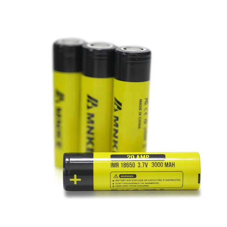 Оригинальный новый литий-ионный аккумулятор 18650 3,6 В MNKE 3000 мАч для электронной сигареты, литиевый аккумулятор