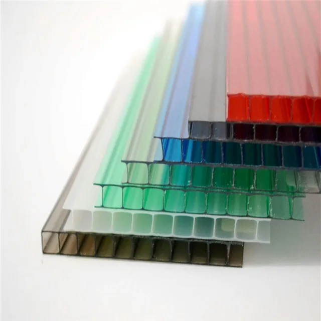 4mm 6mm 8mm 10mm Colored Twinwall Polycarbonate Sheet