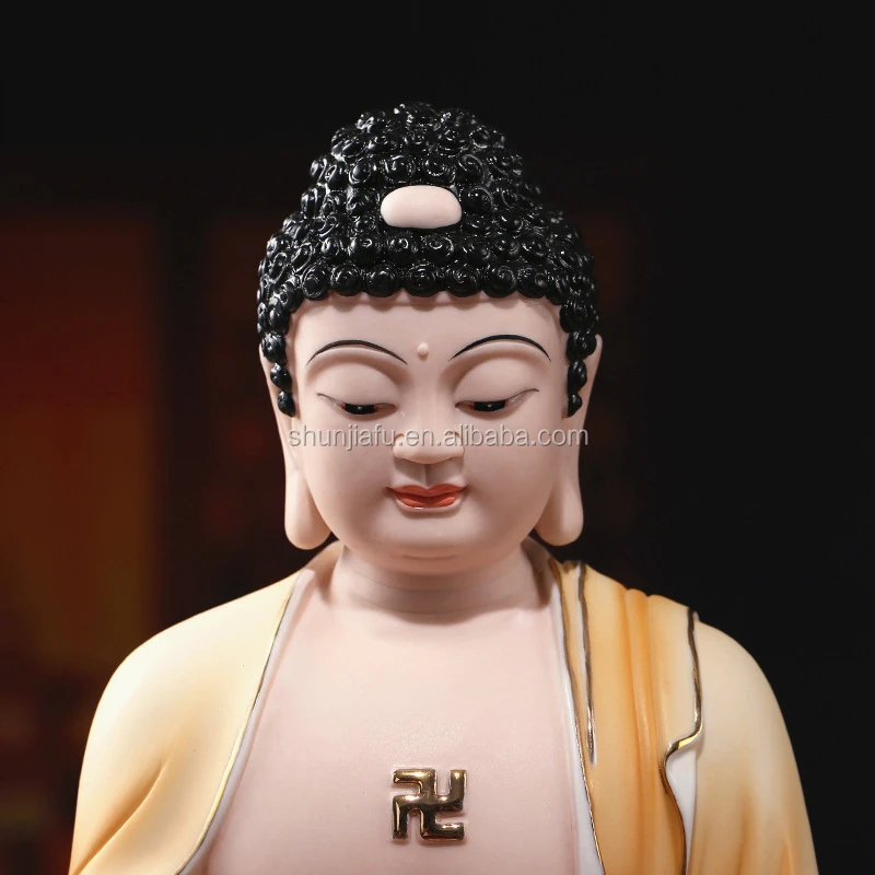 Unique Item Hot Sale Religious Crafts Statue Porcelain Figurine Ceramic Laughing Buddha