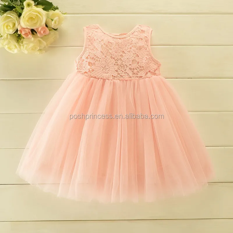 2 colors Puffy birthday dress for girl of 7 years old