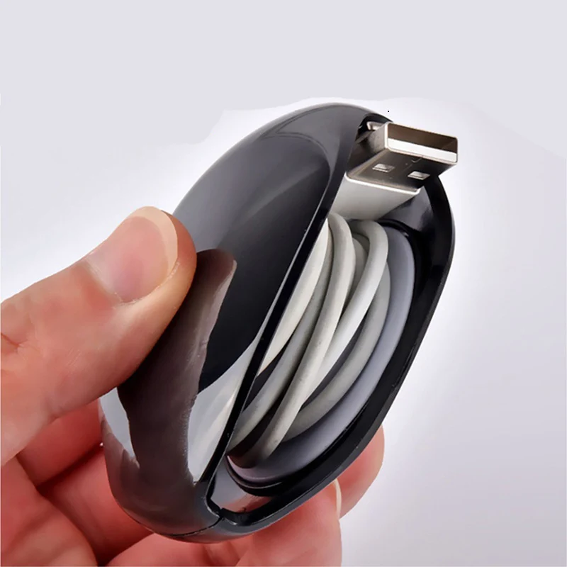 Выдвижной автоматический мини-органайзер для сматывания проводов