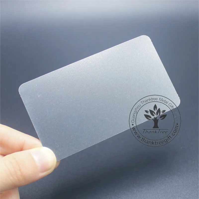 custom design brushed finish stainless steel sublimation blank card