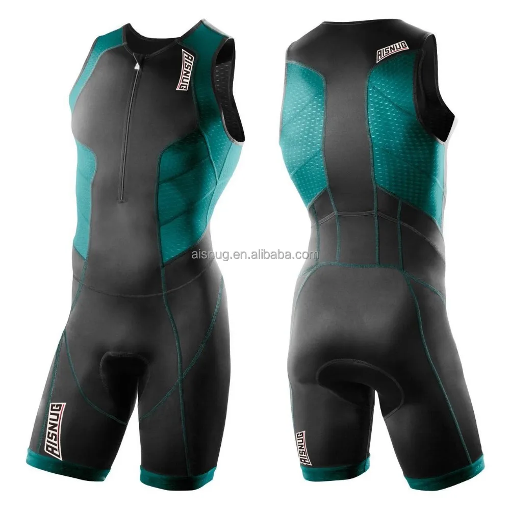 Kroad custom made triathlon wear lycra tri suit with rear back zipper