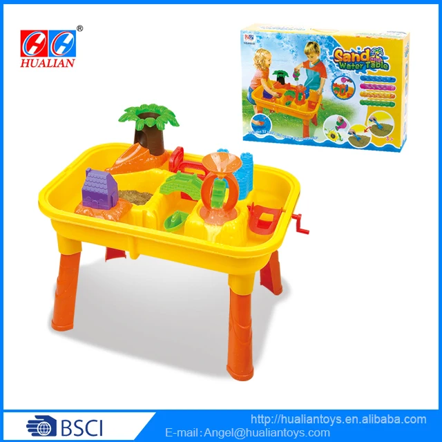 Summer Top Quality Beach Toy Sand And Water Play Plastic Toys Sandbox Colorful Kids Sand Table