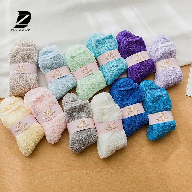 Плюшевые тапочки, женские носки