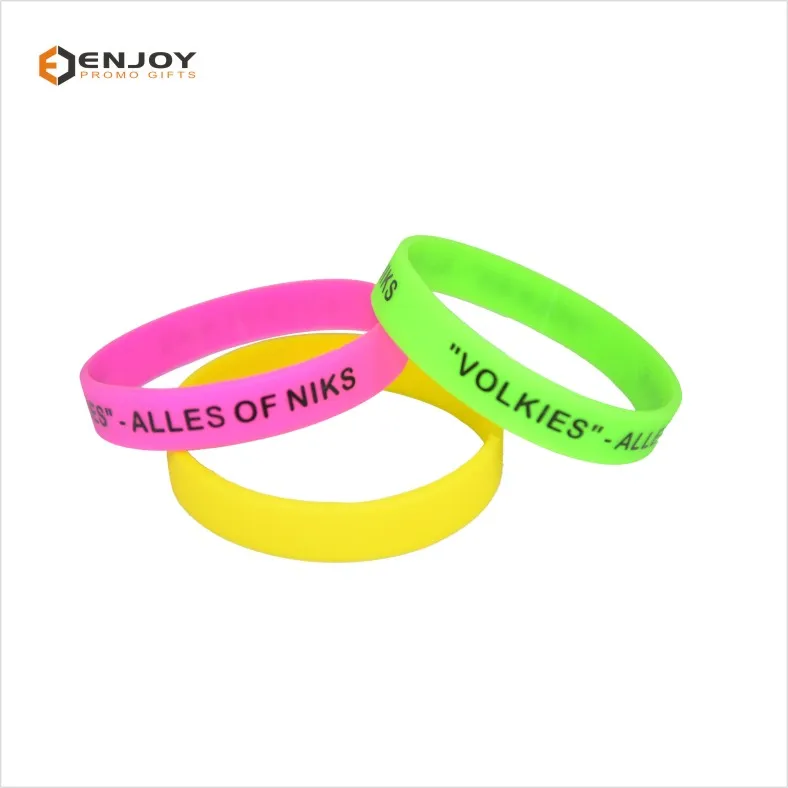 Customized Top Quality Promotional Silicone Wristband