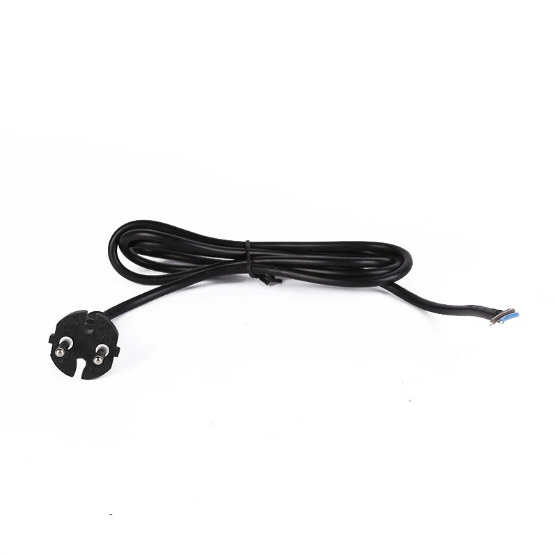 16A EU power cord with 2 pin plug ,220v power cord cable
