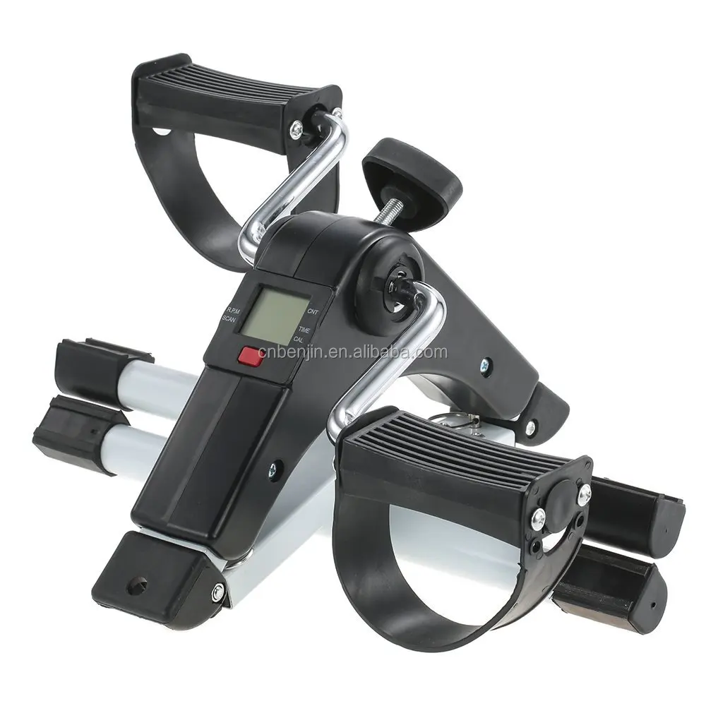 Folding Exercise Peddler with Electronic Display, Simple Mini Bike