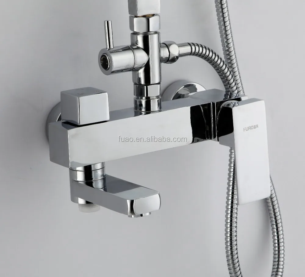 
FUAO New Design Chrome Bath Shower Mixer Tap Prices 