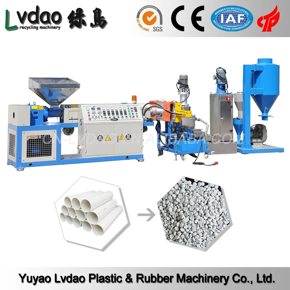 Завод Снабжения Водой Кольцо Горячей Резки 100-120 кг/ч Стоимость Пластиковых Отходов Переработки Машина