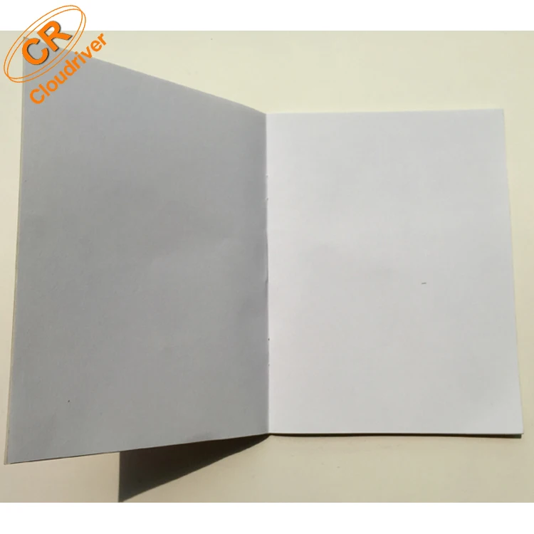 Customized A4 A5 A6 Children Blank Drawing Sketchbook Saddle Stitching Notebook School Student Exercise Book