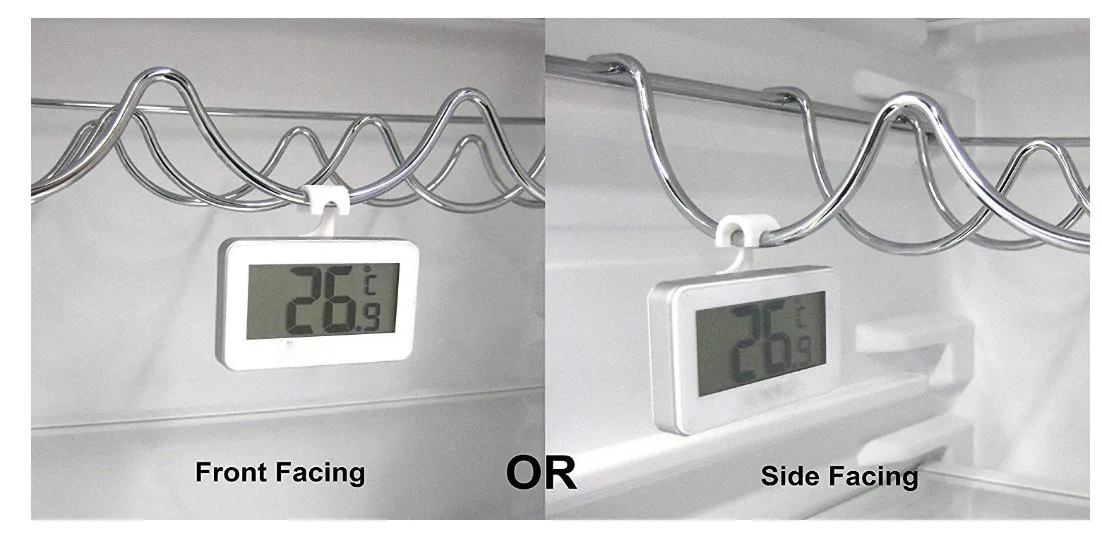 Indoor Waterproof Digital Refrigerator Thermometer Freezer Room Thermometer With Magnet