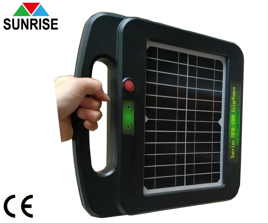 
Solar and lithium battery electric fence energizer 