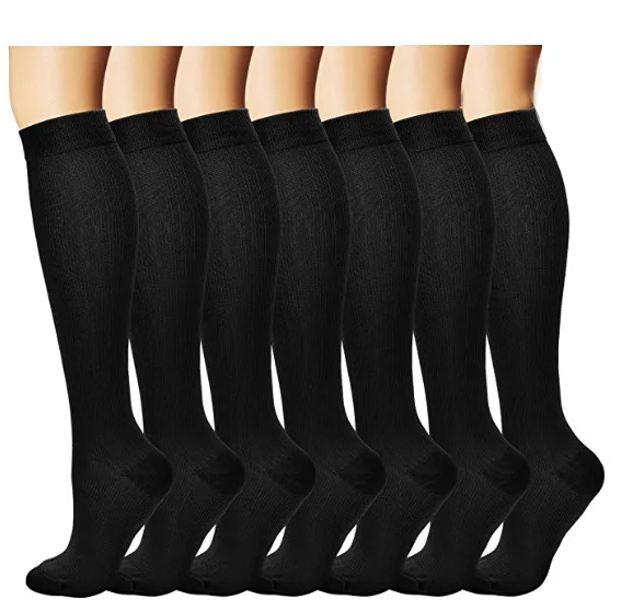 Медицинские спортивные хлопковые Компрессионные носки для мужчин и женщин