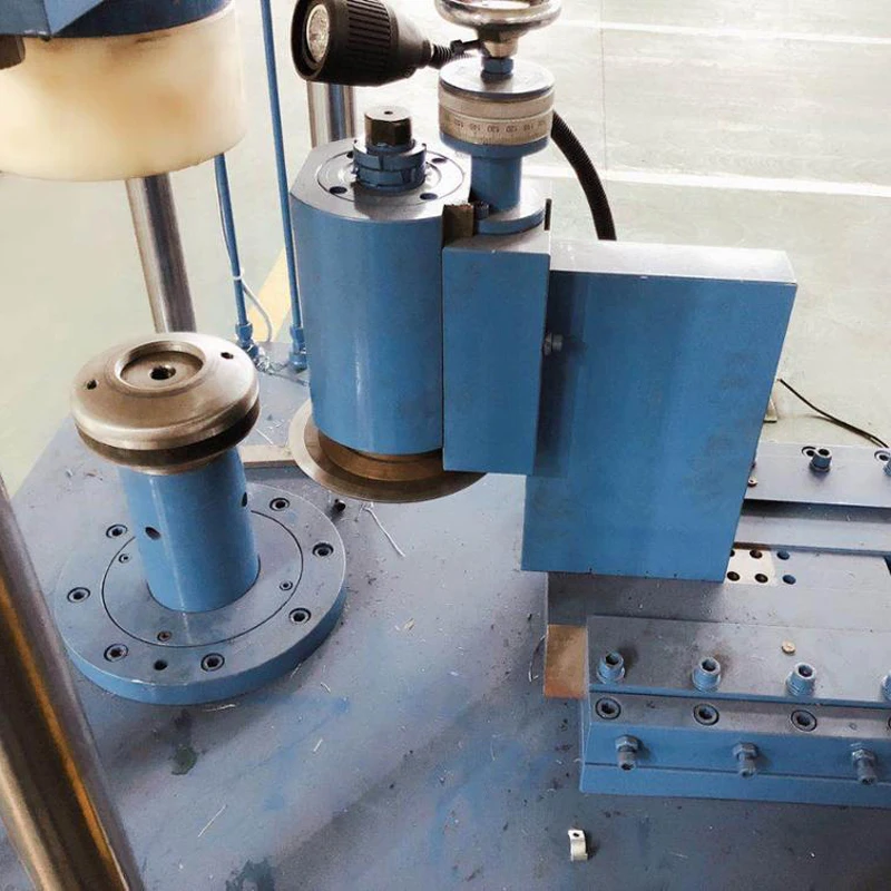 dry powder fire extinguisher cutting with trimming machine