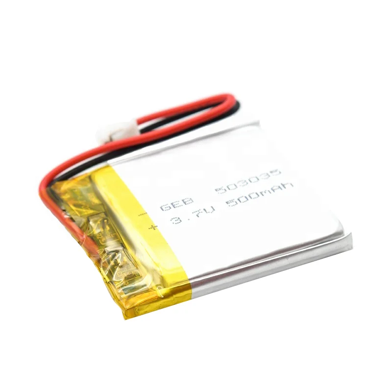 Заряжаемая литий-ионная батарея GEB 503035 3 7 в 500 мАч