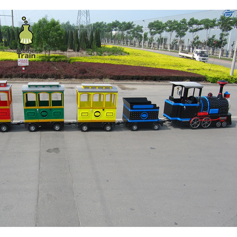 China Low price Trackless electric small battery locomotive for