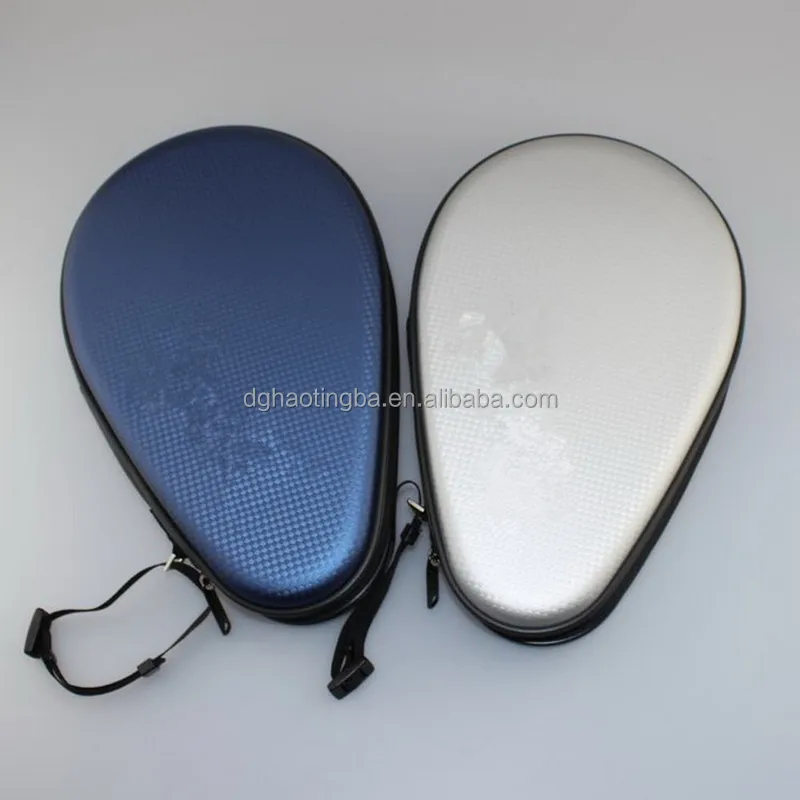 Custom Carrying  Eva Zipper Stink-Proof Stash Case Organizer Waterproof Table Tennis Racket Ping Pong Paddle Bat Bag Case