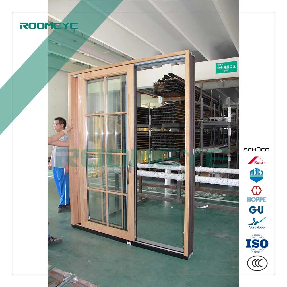 
Wood aluminum lift sliding door 