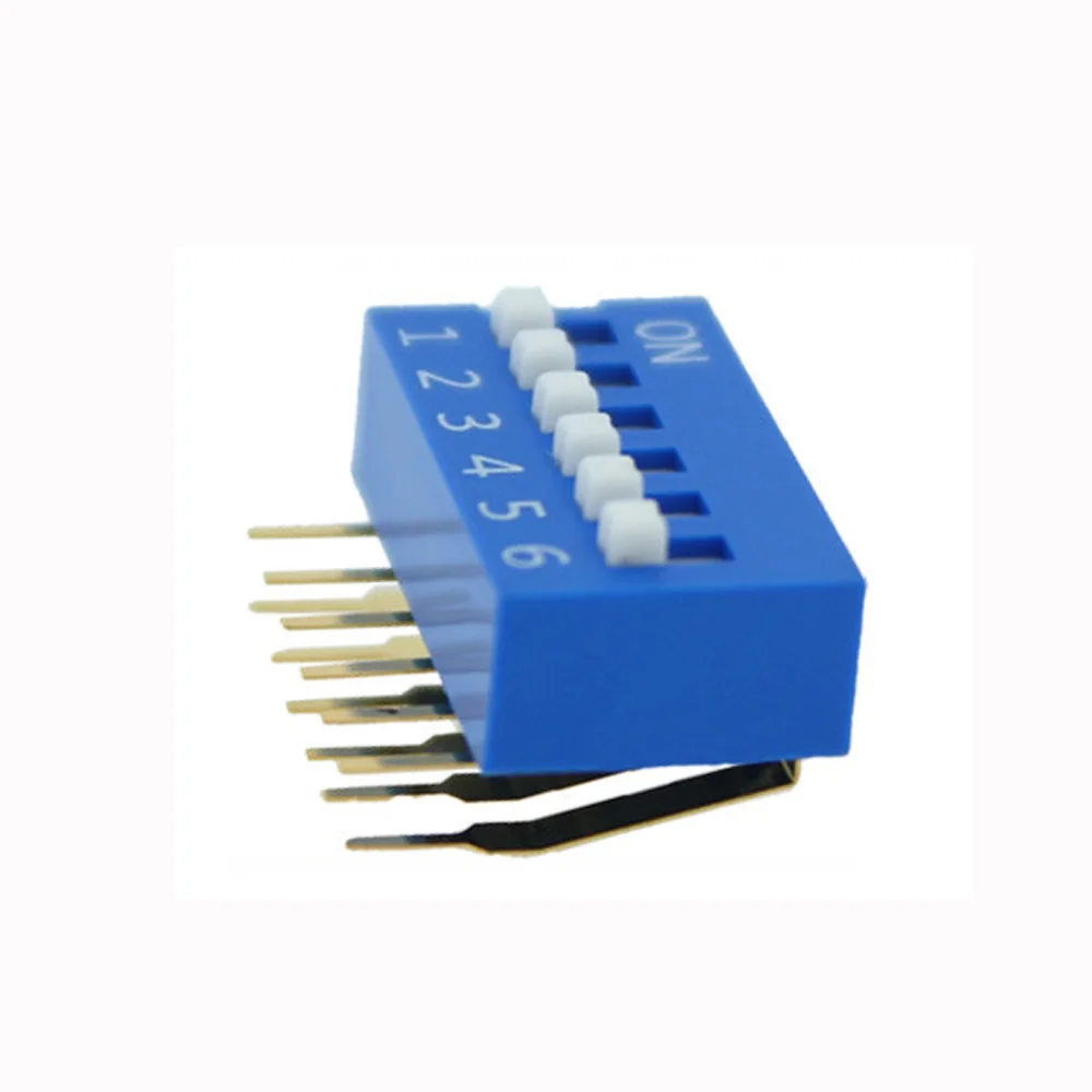  Прямоугольный переключатель SPST 8 Pin