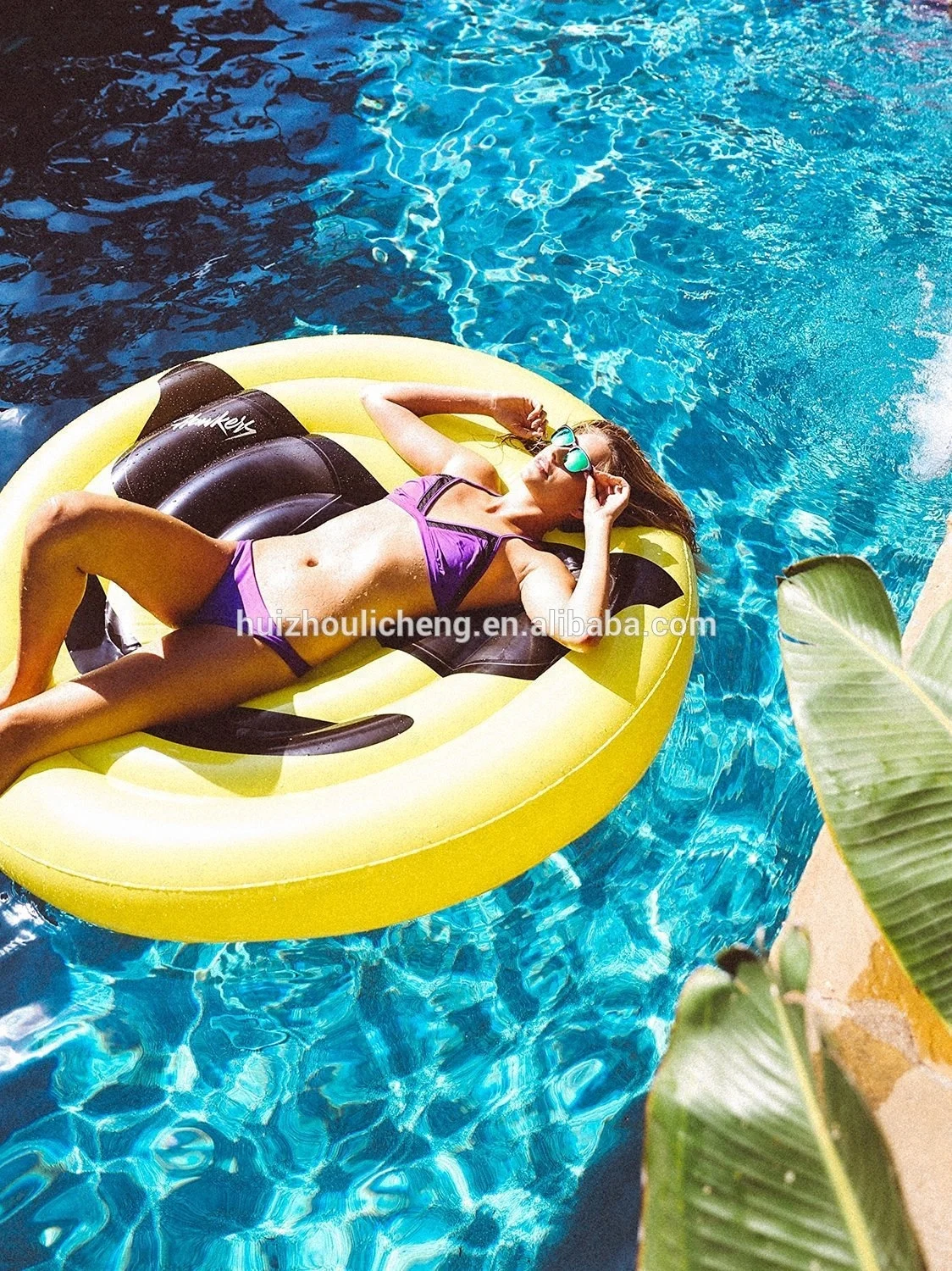 Hot sale  inflatable smile float pool smile face adult plastic swimming pool outdoor personalized water play kids