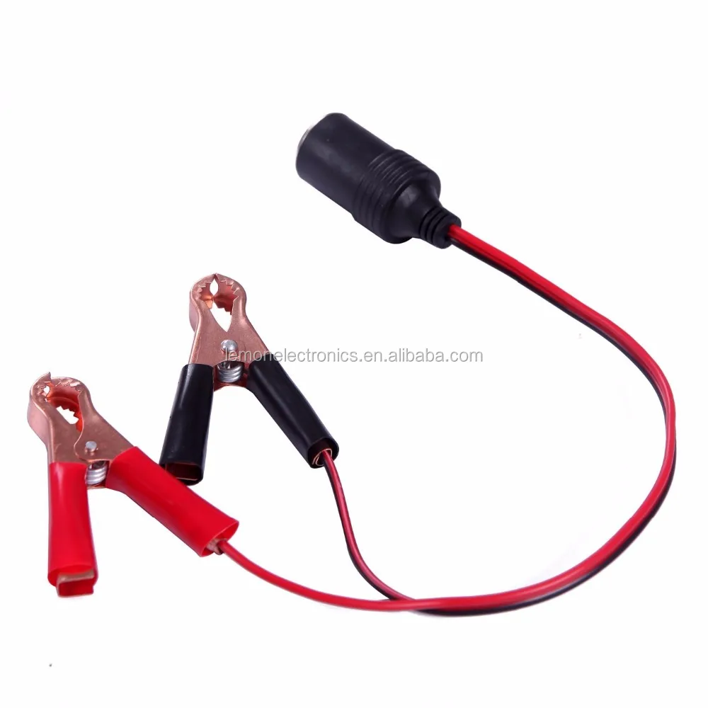 Автомобильный зажим для клеммы аккумулятора 12 В постоянного тока адаптер для прикуривателя