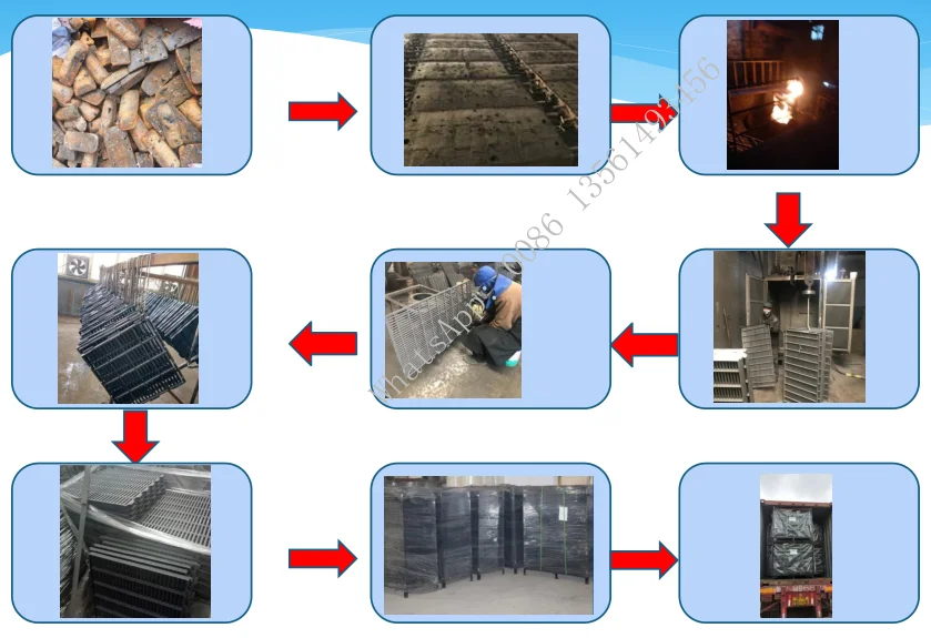 animal Pig farrowing crate Ductile cast iron flooring system