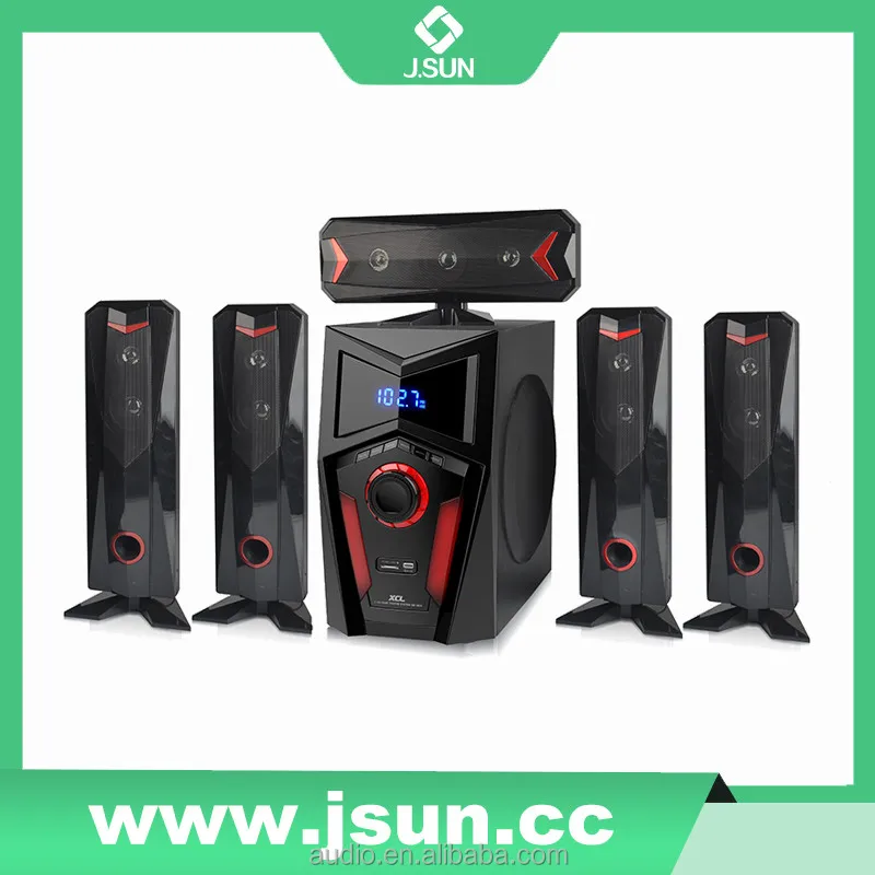 Новый стиль 5.1 ch домашний кинотеатр акустическая система с караоке микрофон bluetooth функция