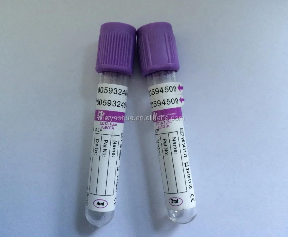 edta 3k vacuum blood collection tube single use
