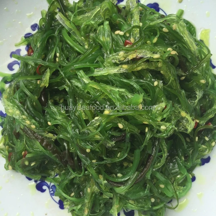 Замороженные водоросли салат