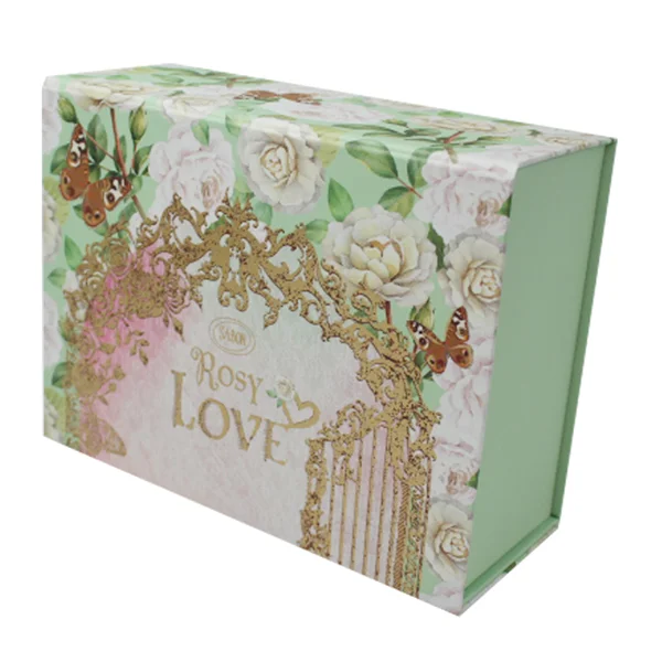 Customize beautiful paper gift folding packaging box