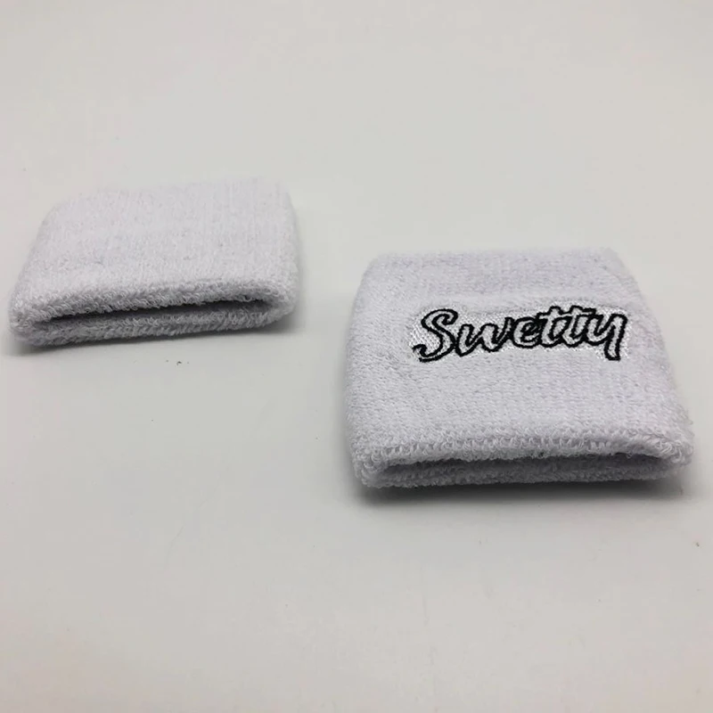 
Wholesale Athletic Custom Design Cute Best Cotton Orange Zipper Wristband 