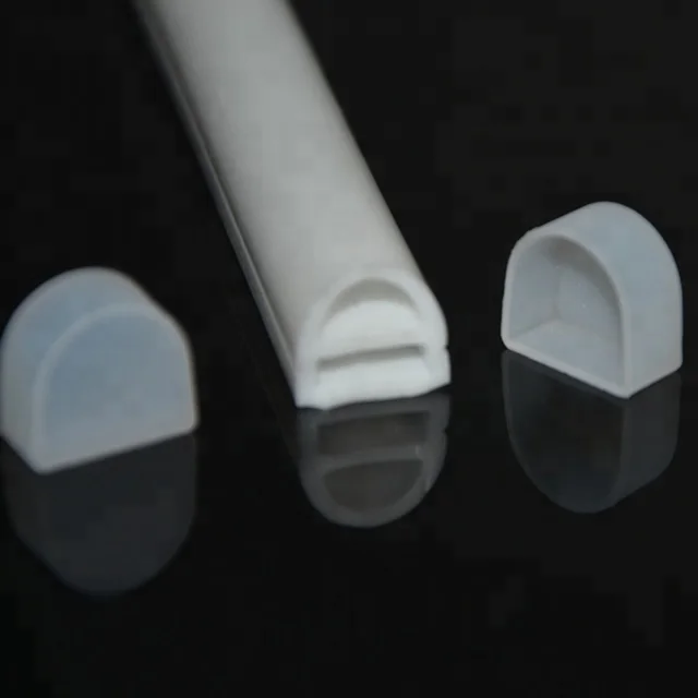 
Ip68 Waterproof Clear Silicone Casing Tube With End Cap And Clip 