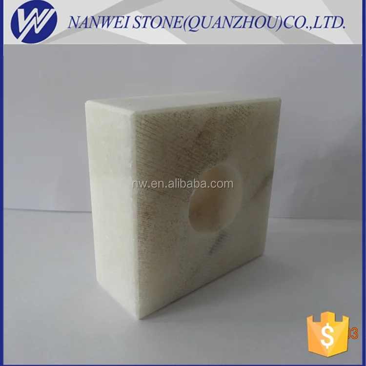 cheap marble trophy double basement price, guangxi white marble,white color marble stone base