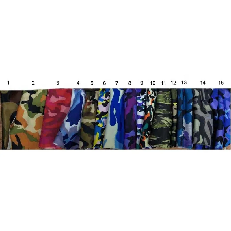 Customized SBR SCR CR Camo Neoprene Fabric Kain/Fajas Printing Neoprene Textile Fabric Cheap