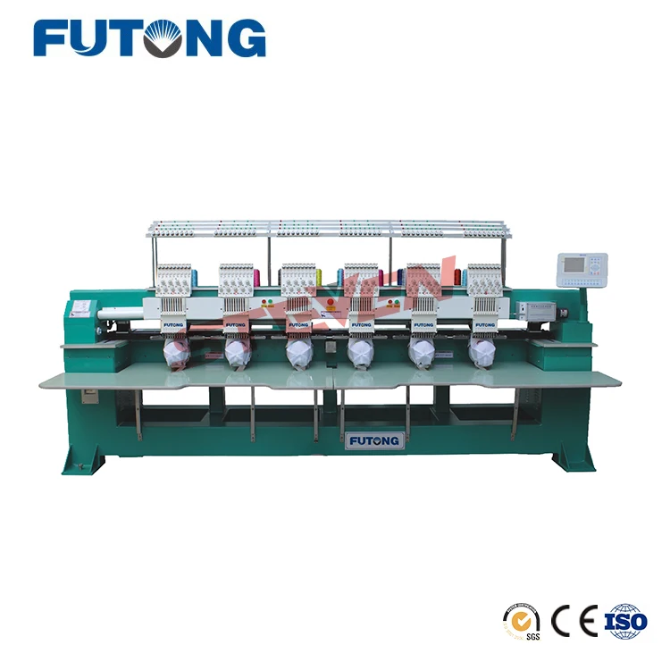 Famous Brand Computer Embroidery Machine Price 6 Heads Cap Embroidery Machine