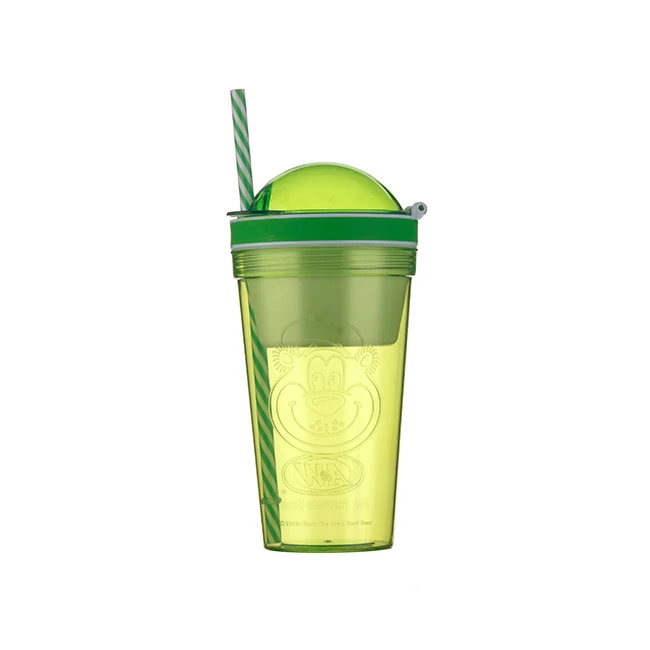 New style acrylic tumbler lid snack plastic mug with low price