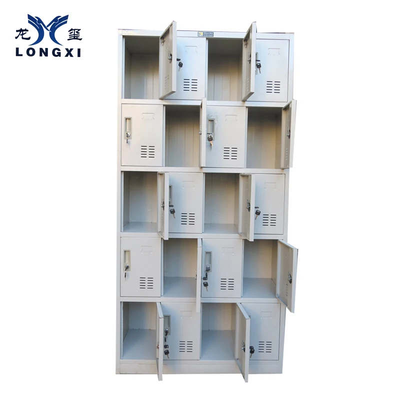 High quality gym metal 20door locker ,custom storage clothing wardrobe locker, steel office and school locker cabinet