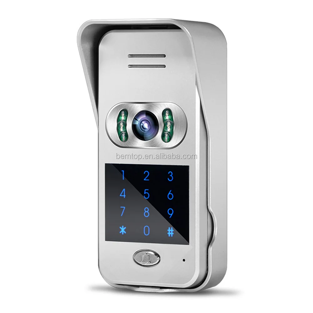 
Hot New Password and APP unlock door wifi video doorbell wireless video door phone intercom 150 degree Temper Alarm 