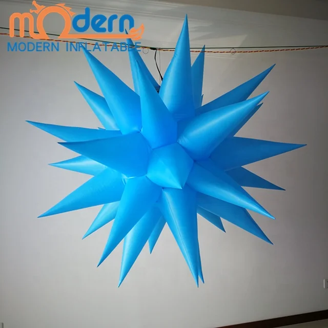 Decorative lighting star inflatables Christmas ceiling decorations star for sale