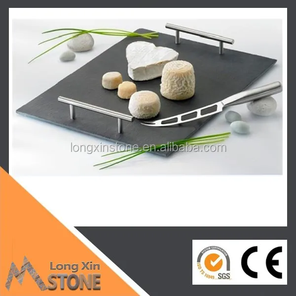 
Good Quality black slate coaster 10x10 cm 