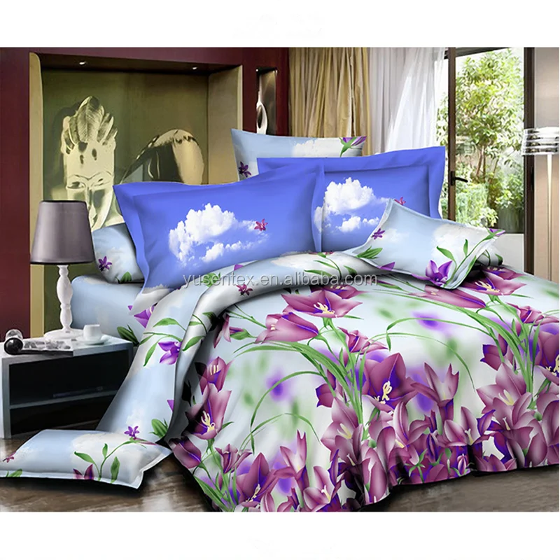 100% polyester twill micro peach african cloth material bed sheet fabric