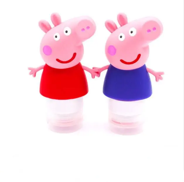 Travel Portable silicone shower gel shampoo cosmetic emulsion set bottled