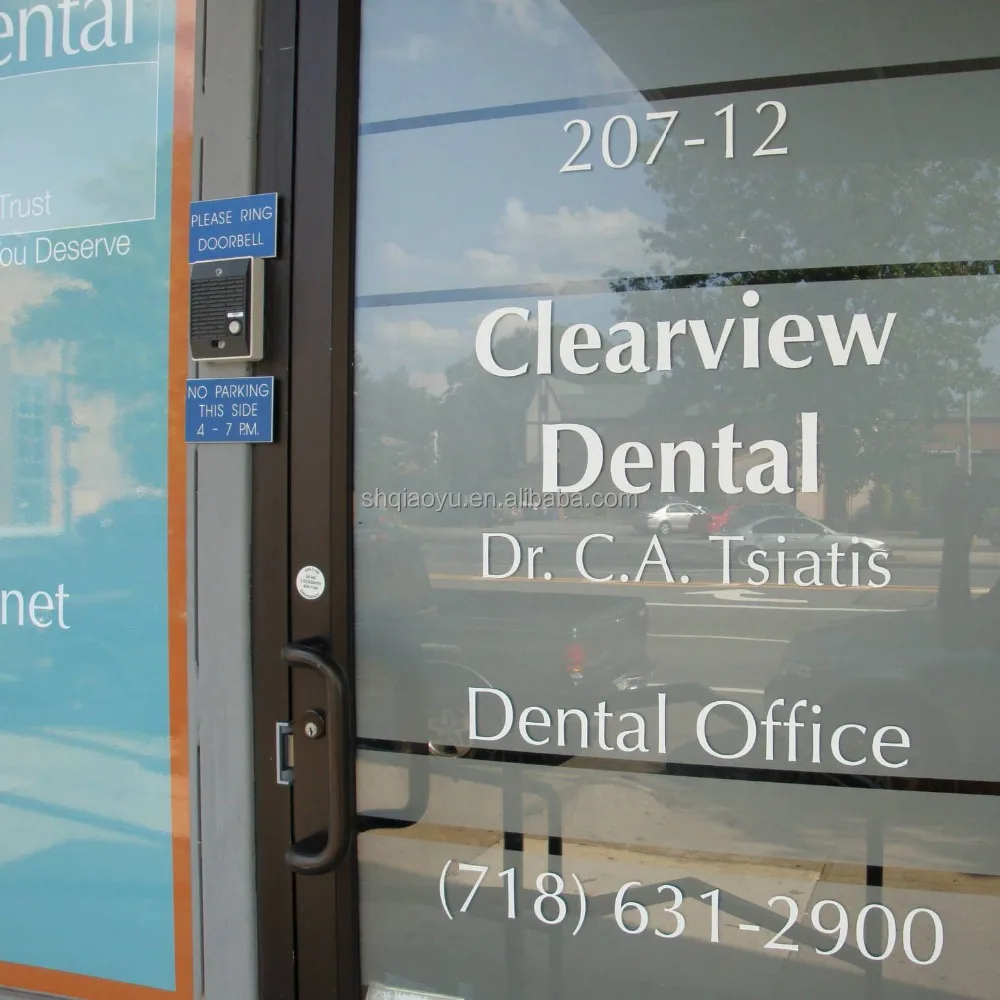 Белая виниловая высечка переводная буква наклейка с прозрачным фоном для магазина и окна