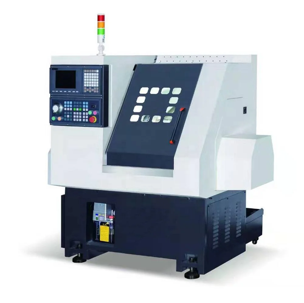 high speed precision mini desktop cnc lathe with Mitsubishi controller