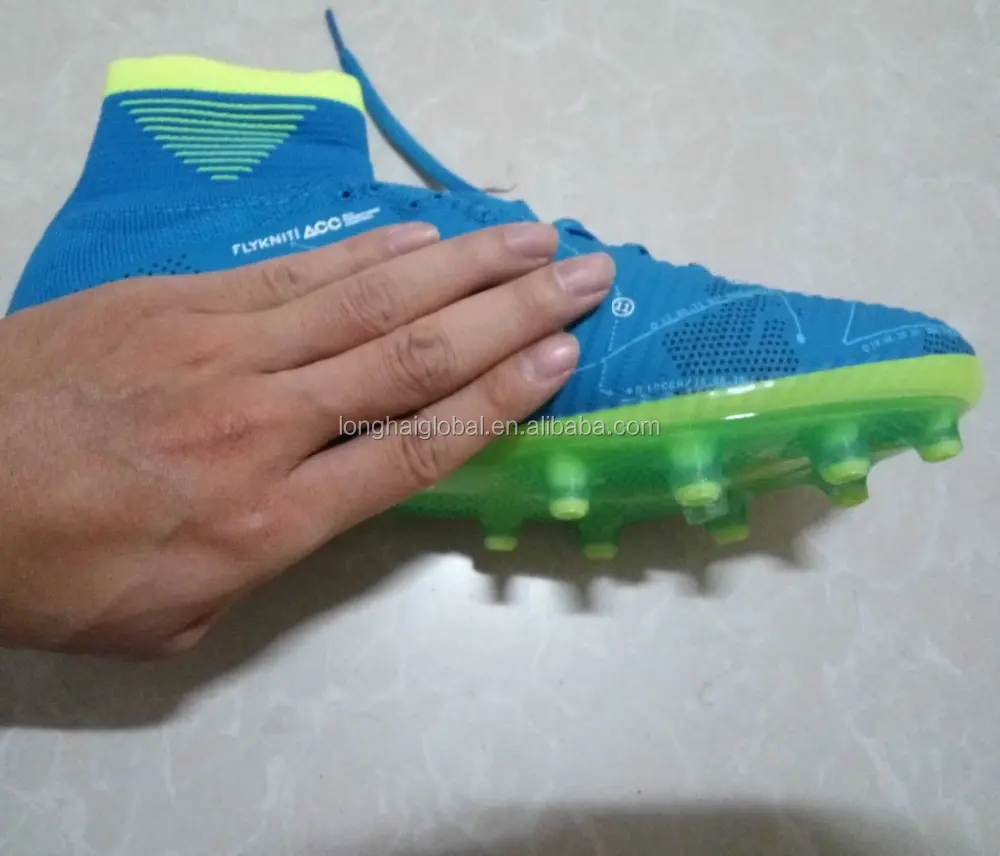 2018 new factory direct mens SX Neyar AG FG football soccer shoes cleats wholesale high quality V football soccer shoes boots