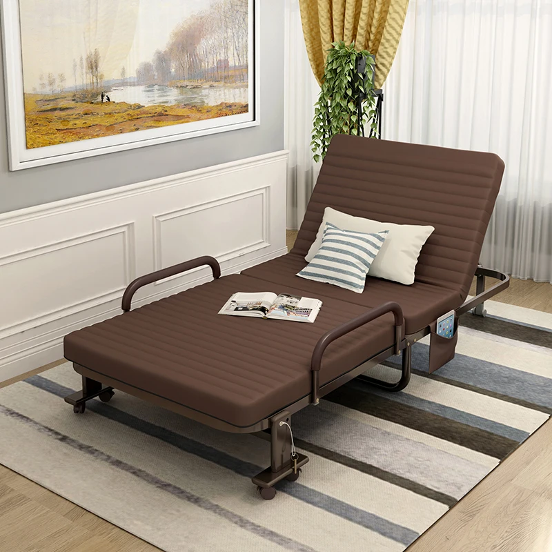 Home furniture office nap single double deck chair adult escort marching adult living room sofa dormitory folding the bedbed